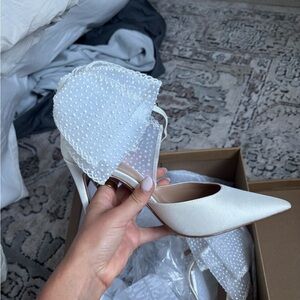 Steve Madden Elegant White Stiletto Heels